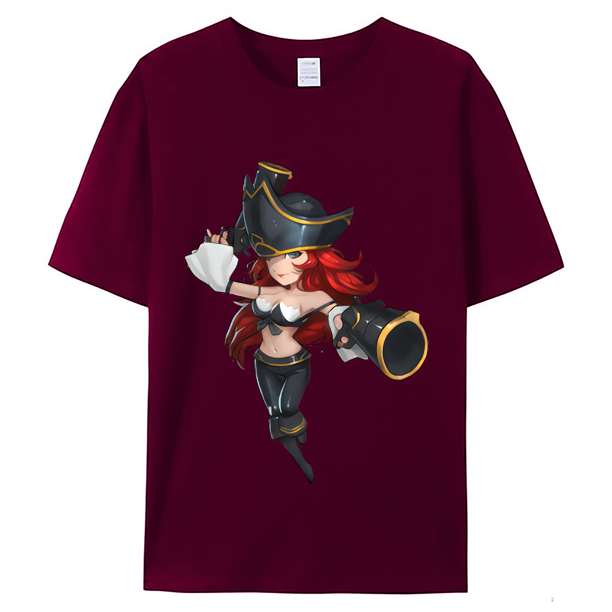 （画像用） リーグ・オブ・レジェンド League of Legends LOL レディースカジュアルプリントTシャツ（綿100％）